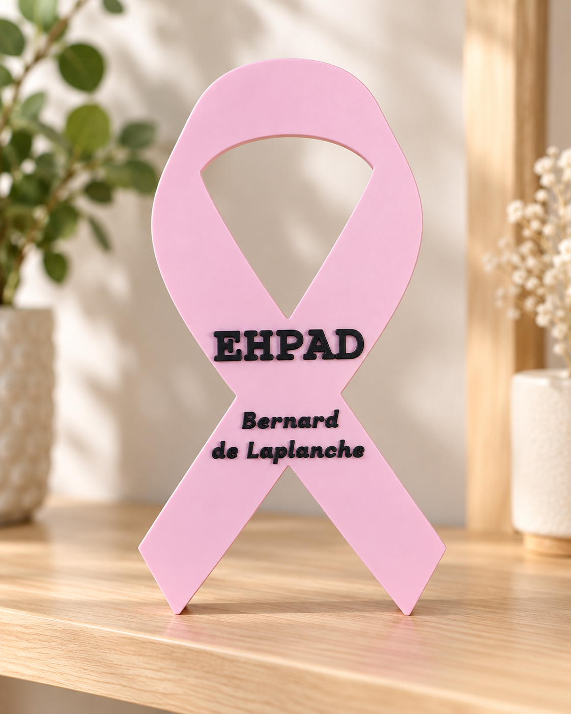 Logo octobre rose personnalisable